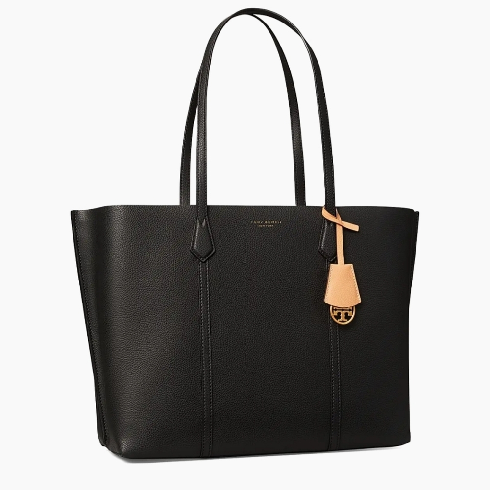 Tory Burch Perry Triple Compartment Tote - Black